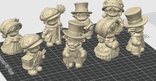 Dickens Set 8 stuks