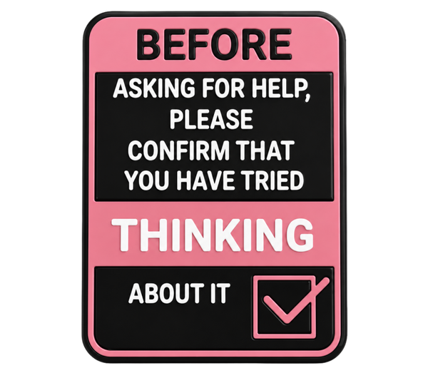 Sign Before Thinking