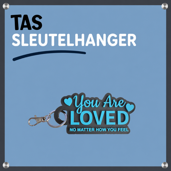 Sleutel Tas hanger You are loved (Groot)