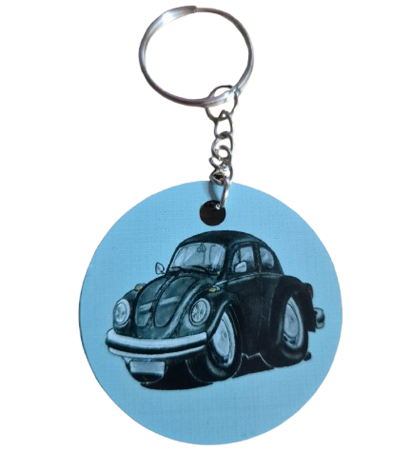 Sleutelhanger Bugs en bus 001