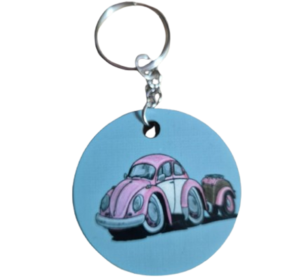 Sleutelhanger Bugs en bus 005