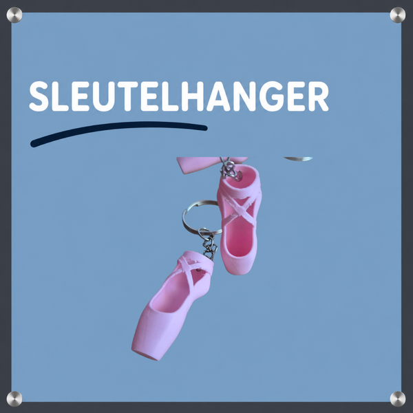 Sleutelhanger Ballet schoentje