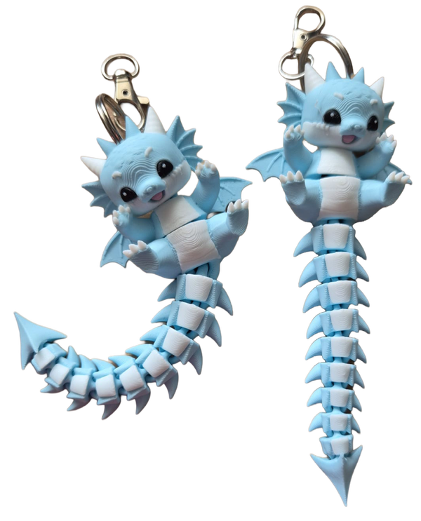 Sleutel/tas hanger Flexi Cute Dragon (15cm)