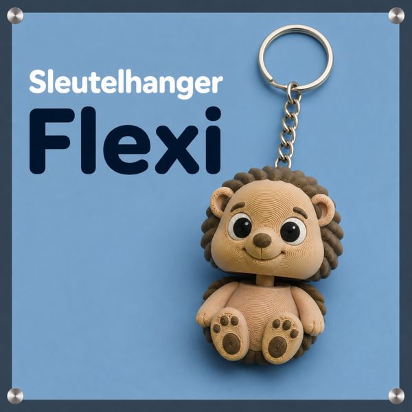 Sleutelhanger Flexi Egeltje