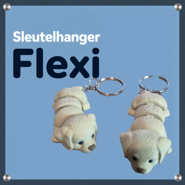 Sleutelhanger Flexi Golden retriever