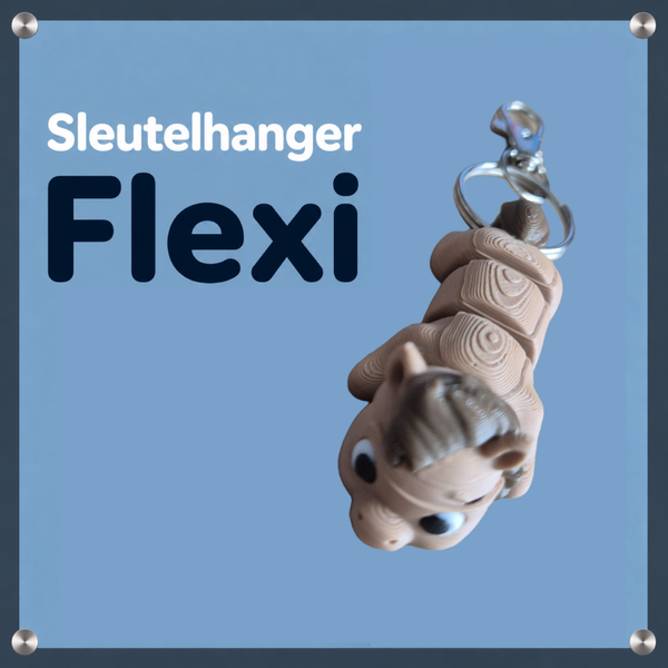 Sleutelhanger Flexi cute paardje