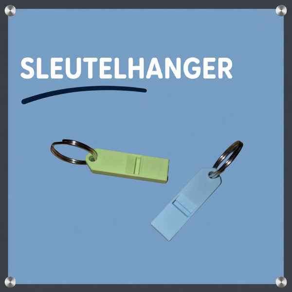 Sleutelhanger fluitje 120dB veiligheid