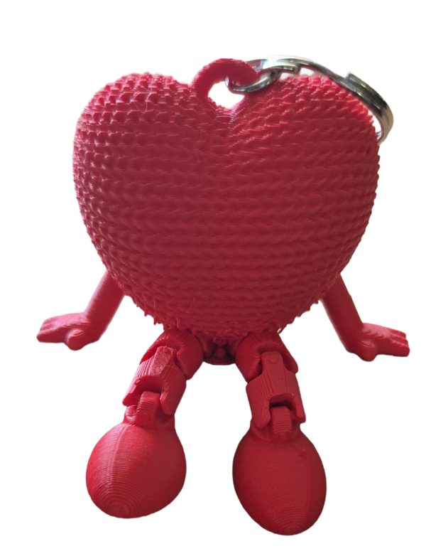 Sleutelhanger Hart schattig poppetje