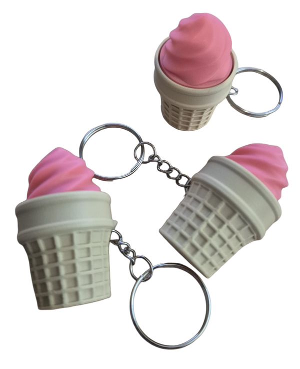 Sleutelhanger ijsje fidget clicker