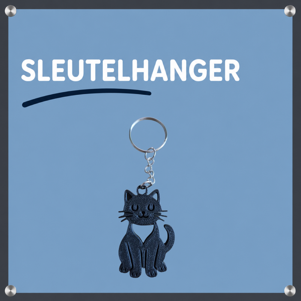 Sleutelhanger kat