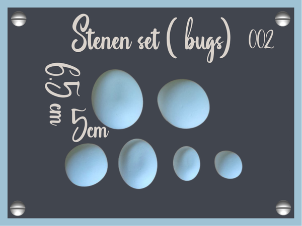 Dot  stenen (bugs) set 002