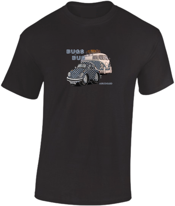 T-shirt Bugs en bus 001-002