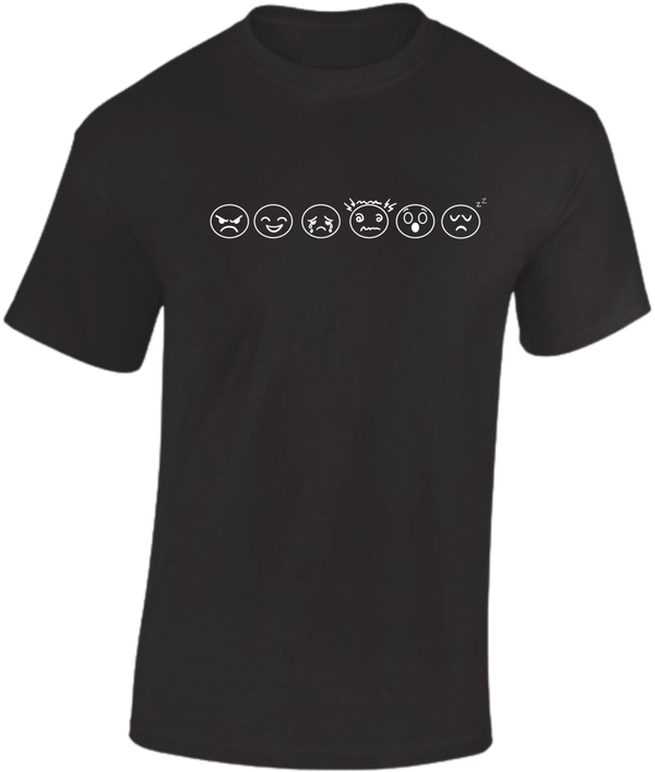 T-shirt Emoties subtiel