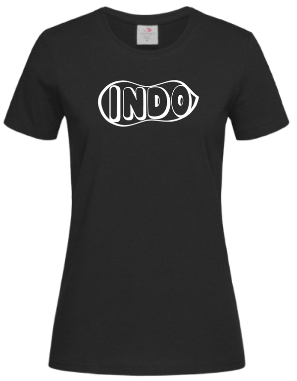 T-shirt Indo pindapower 009 zwart wit dames