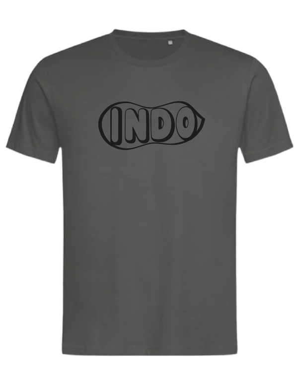 T-shirt Indo pindapower 011 grijs zwart