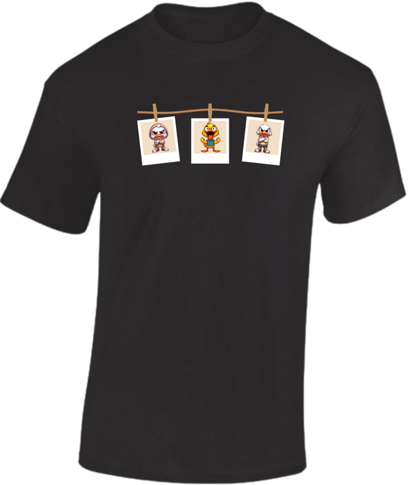 T-shirt Polaroid foto Waslijntje eendjes 001