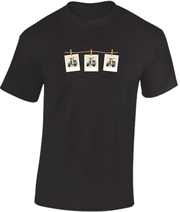 T-shirt Polaroid foto Vespa