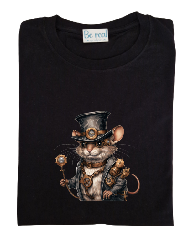 T-Shirt steampunk dieren rat