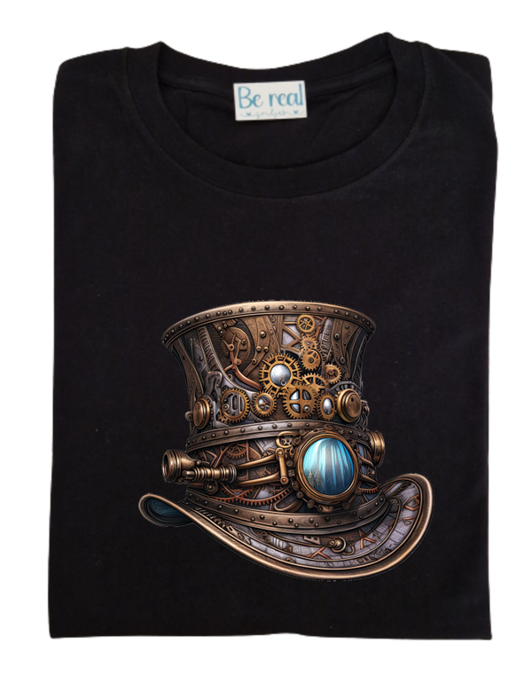 T-Shirt steampunk hoed 7