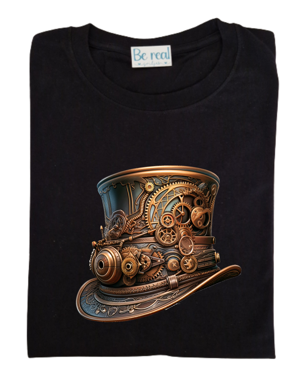 T-Shirt steampunk hoed 8