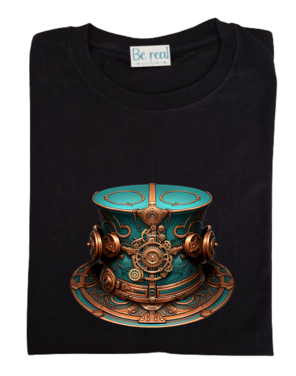 T-Shirt steampunk hoed bl 7
