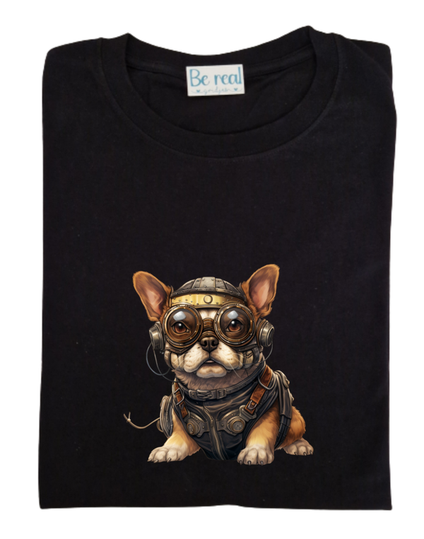 T-Shirt steampunk hond 3