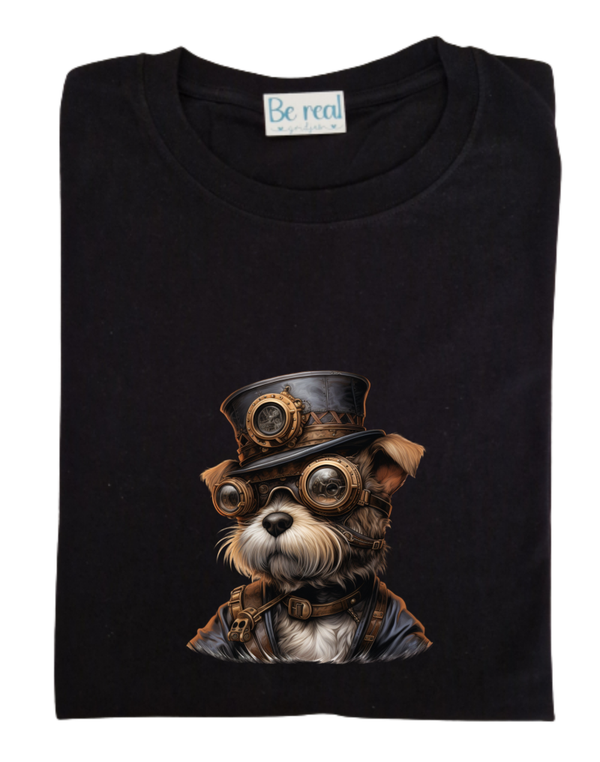 T-Shirt steampunk hond 6