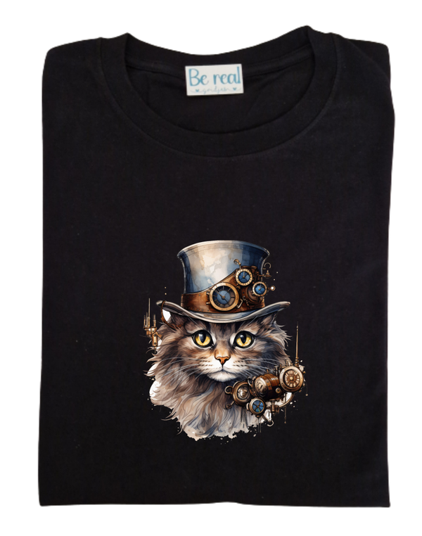 T-Shirt steampunk kat 5