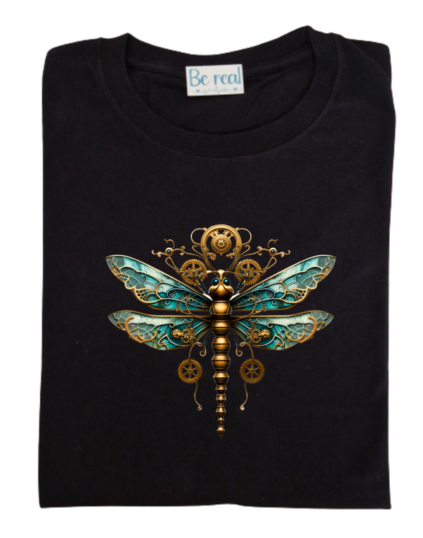 T-Shirt steampunk libelle 1