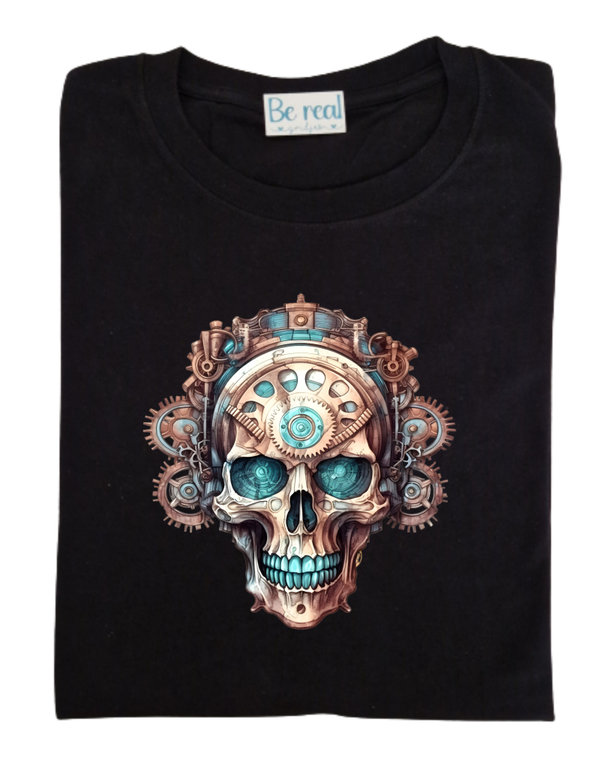 T-Shirt steampunk skull 1