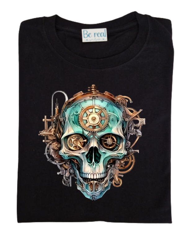 T-Shirt steampunk skull 2