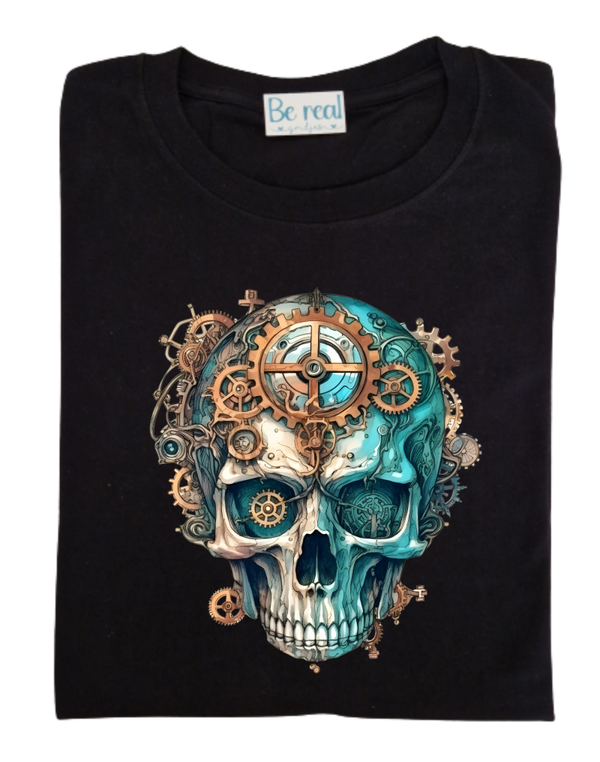 T-Shirt steampunk skull 3