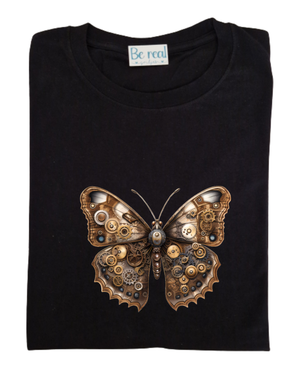 T-Shirt steampunk vlinder 8