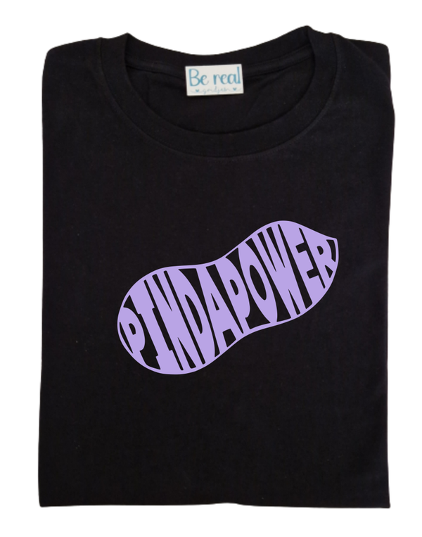 T-Shirt pindapower schuin l