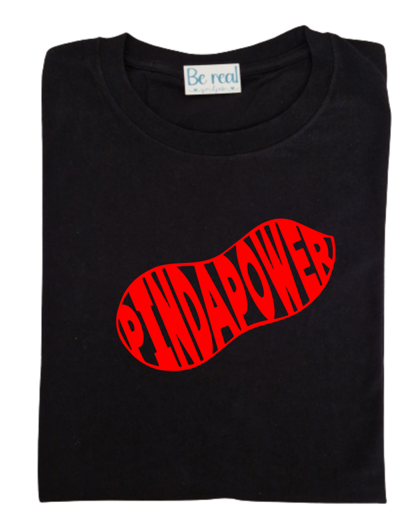 T-Shirt pindapower schuin r