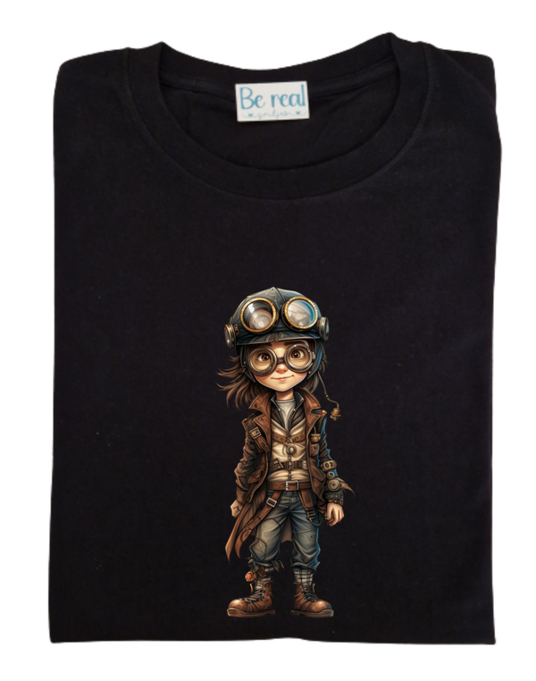 T-Shirt steampunk cute boy 3
