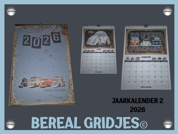 jaarkalender 2026 2 met je eigen voertuig