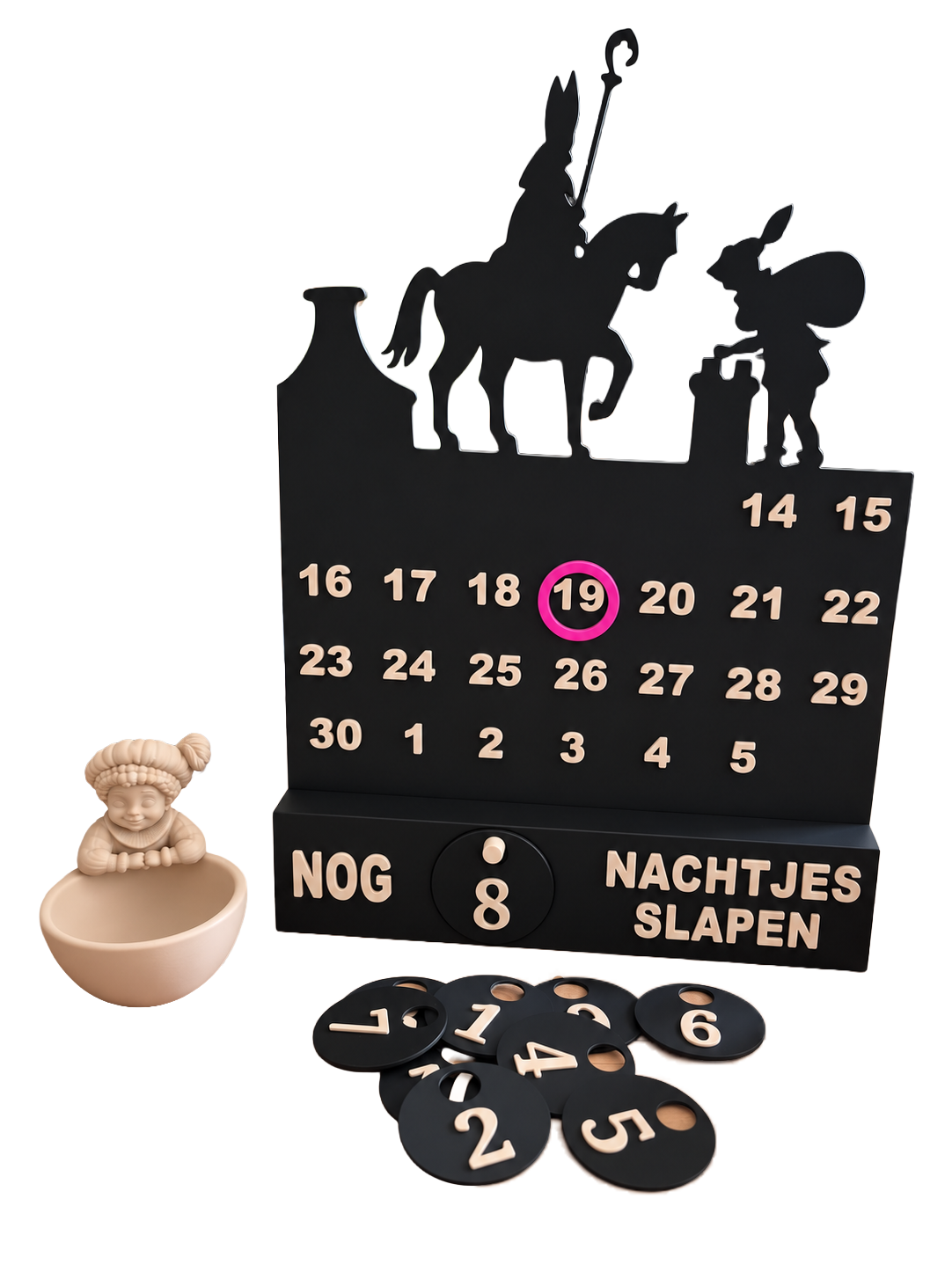 Sinterklaas aftelkalender – Nog … nachtjes slapen