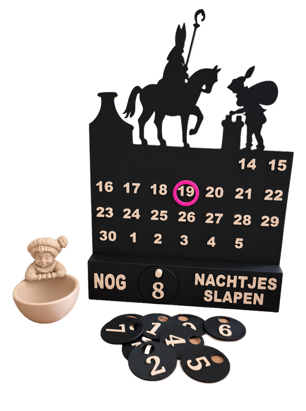 Sinterklaas aftelkalender – Nog … nachtjes slapen
