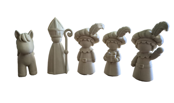 STL bestand - Pegdoll Sint en Piet
