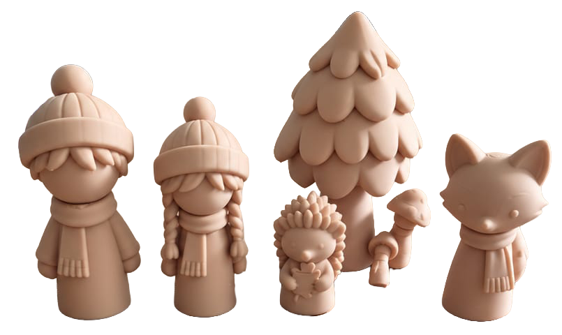 3MF Bambu Lab bestand - Pegdoll Herst set