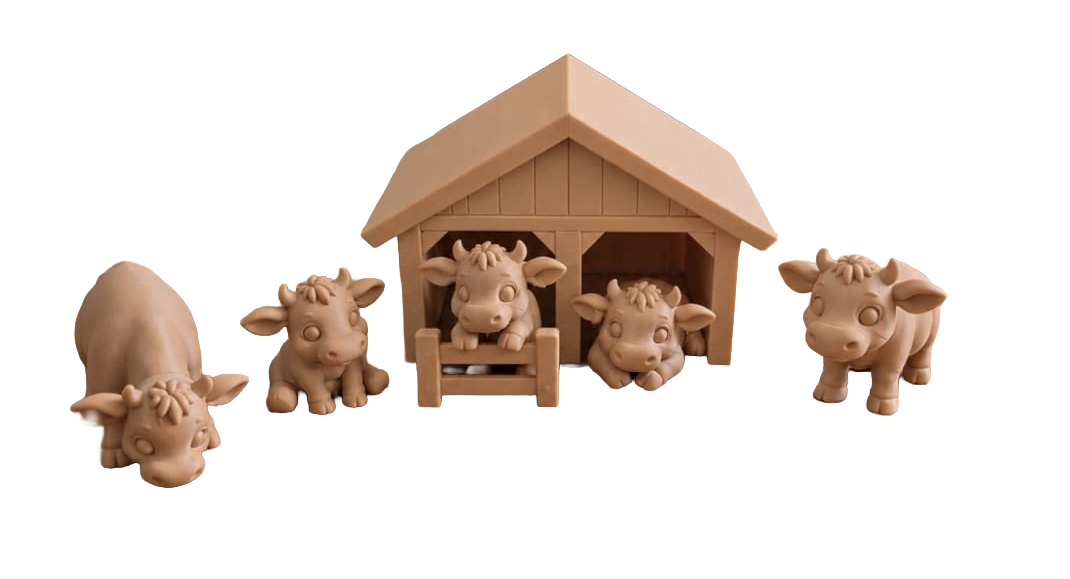 Koeien Set – 5 schattige boerderijkoeien