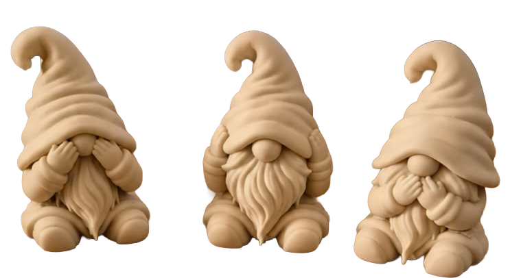 Gnome No see hear talk