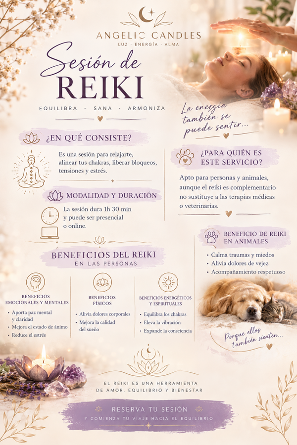 Sesión de reiki