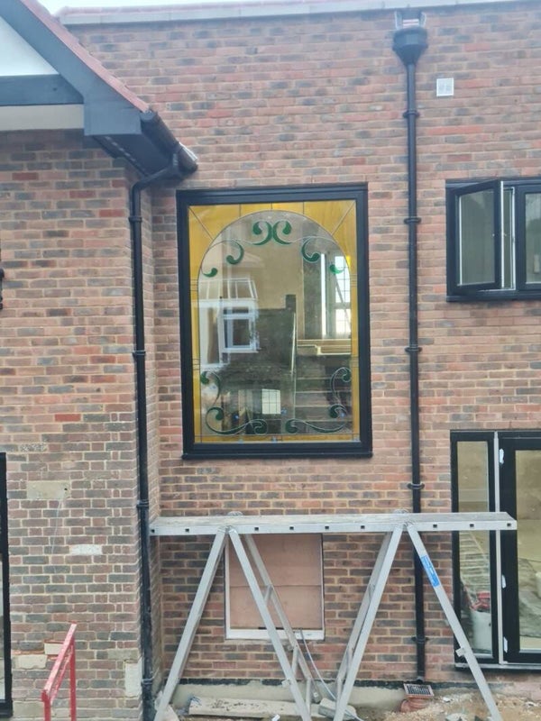 Decorated leaded Glass Panels