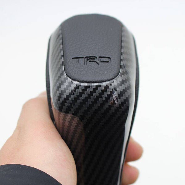 TRD Carbon Fiber Style Gear Shift Knob – Premium Automatic Shifter Upgrade