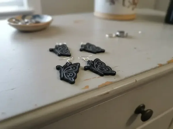 Acrylic Butterfly Earrings