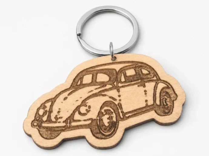 Beetle Car Keychain