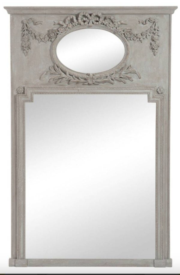 Spiegel brocante taupe