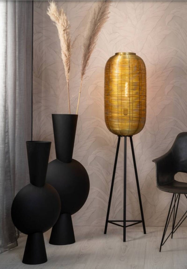 Design vaas "zwart mat"